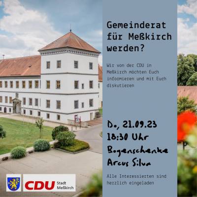 Eine erste Gesprchsrunde fr kommunalpolitisch Interessierte.